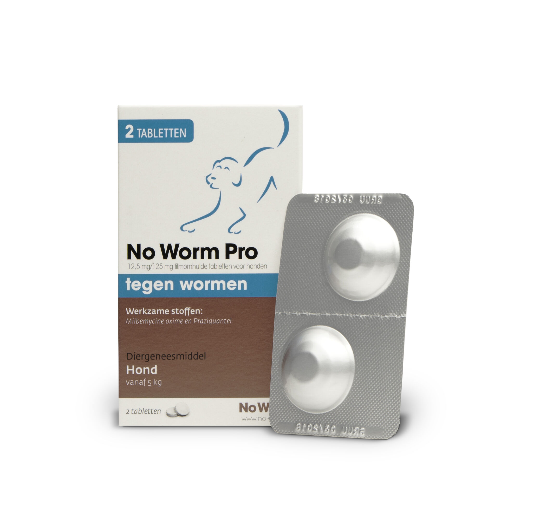 No worm Pro Hond - Ontworming - 2 Stuks - L