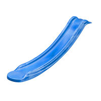 Swing King - Glijbaan - Blauw - Kunststof - 120 cm