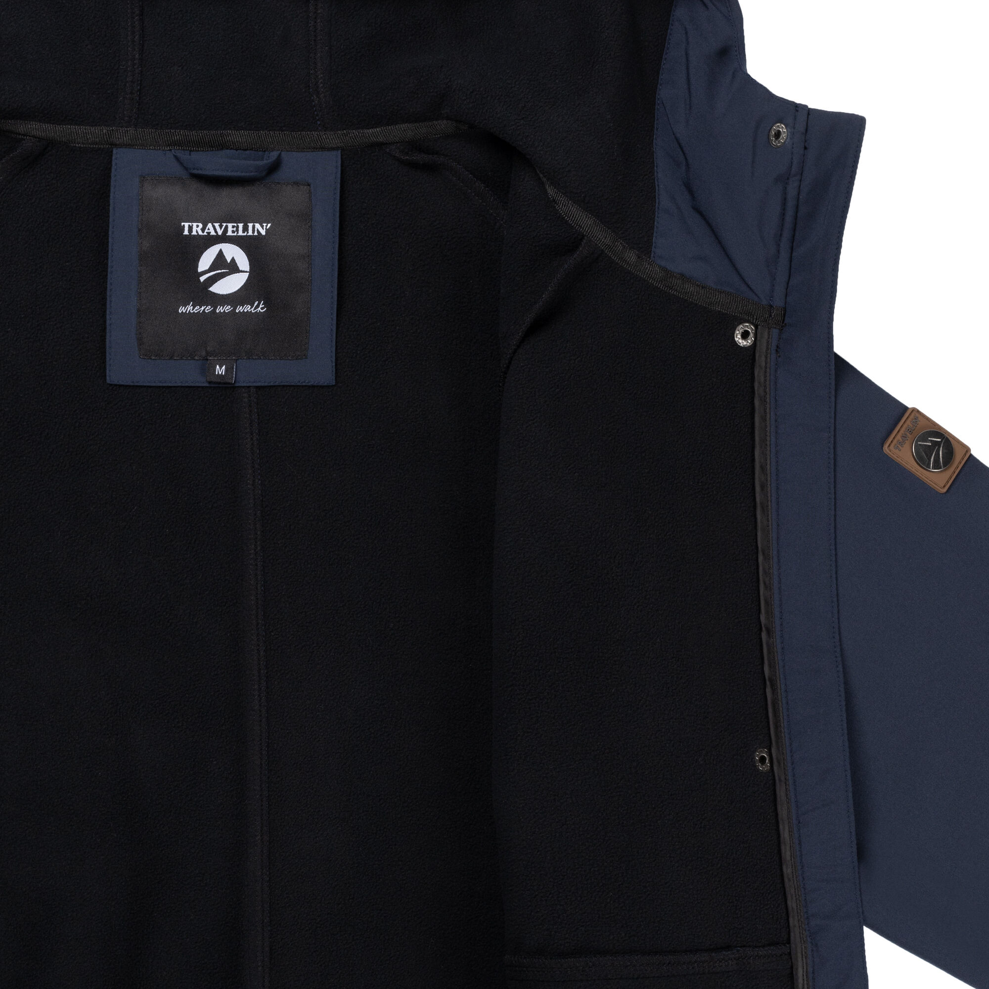 Travelin Kiara - Softshell jas - Navy - S