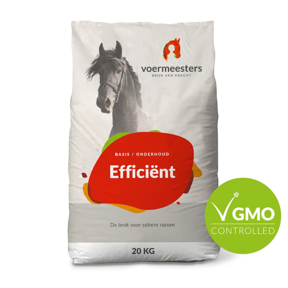 Voermeesters Efficiënt - Basisvoeding - 20 Kilogram - Zak