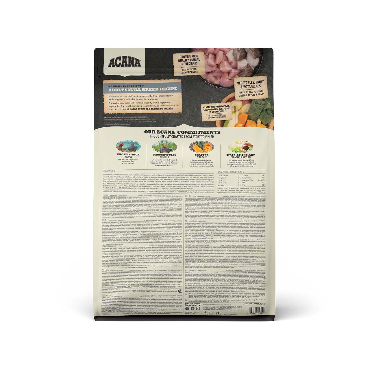 Acana Dog recipe Adult Small - Hondenvoer - 2 Kilogram - gevogelte
