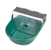 Kerbl Wandmodel - Vlotterdrinkbak - Groen - 14x22x25 cm