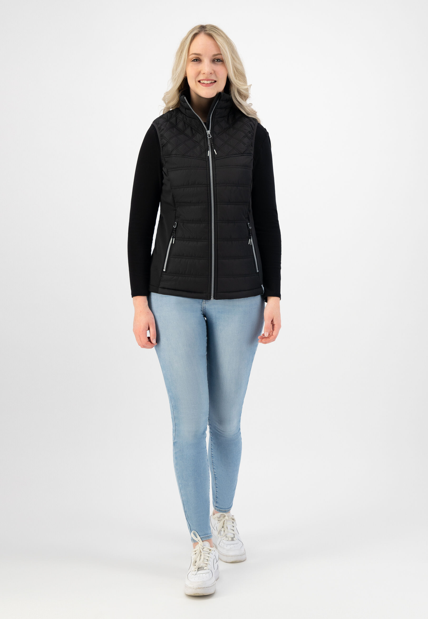 Kjelvik Patricia - Bodywarmer - Zwart - 50 Kjelvik Patricia - Bodywarmer - Zwart - 50