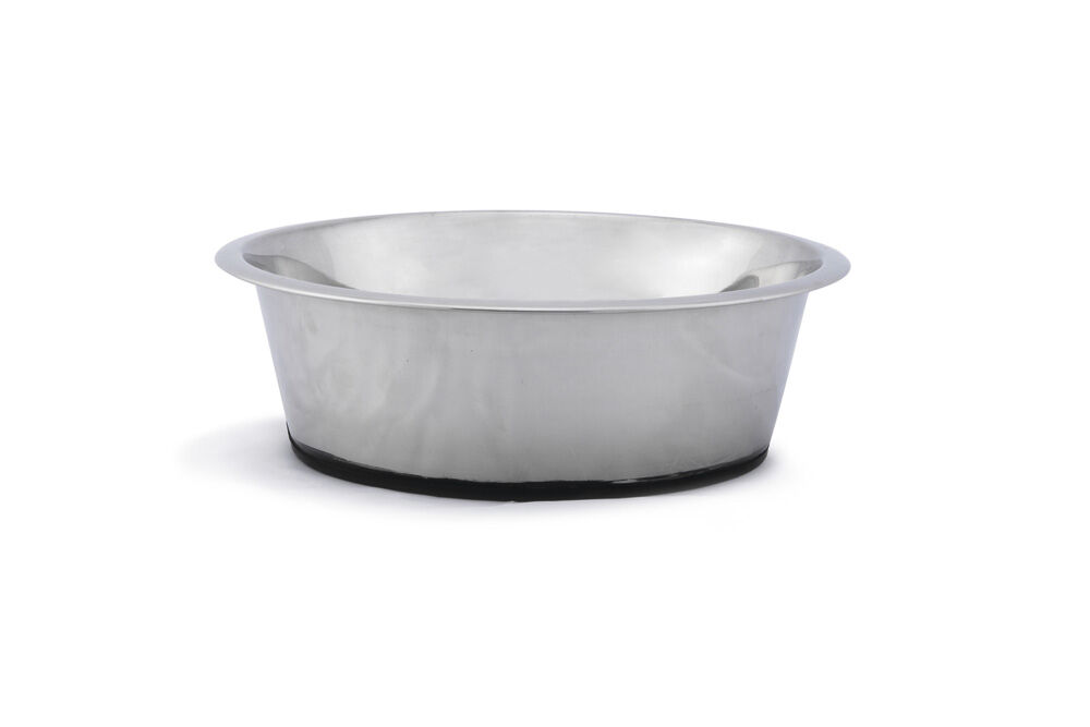 Beeztees Steeldish Antislip - Voerbak - Zilver - 28 cm