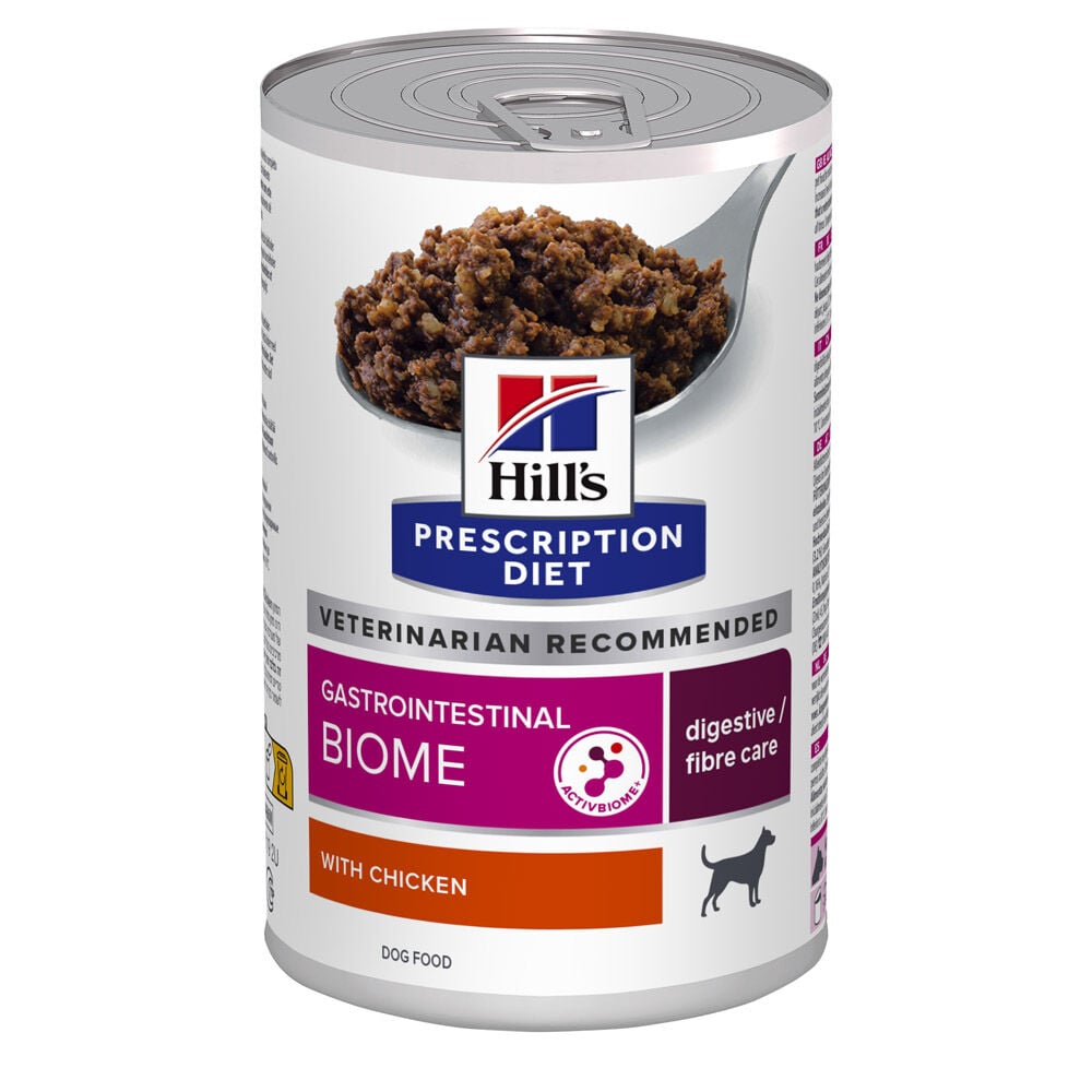 Hill's Prescription Diet Gastrointestinal Biome Digestive Care - Hondenvoer veterinair - 370 Gram - kip Hill's Prescription Diet Gastrointestinal Biome Digestive Care - Hondenvoer veterinair - 370 Gram - kip
