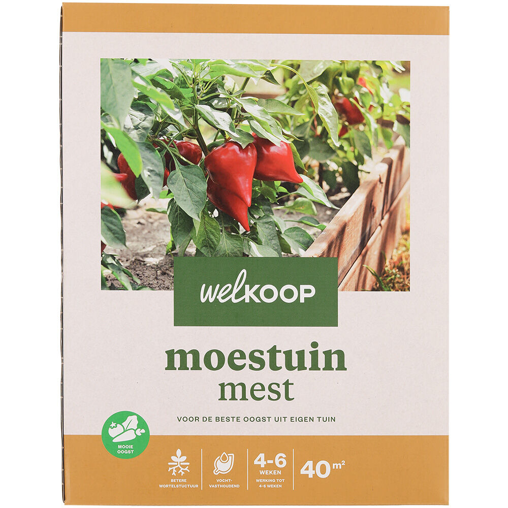 Welkoop - Moestuinmest - 40 m2 - 4 Kilogram Welkoop - Moestuinmest - 40 m2 - 4 Kilogram