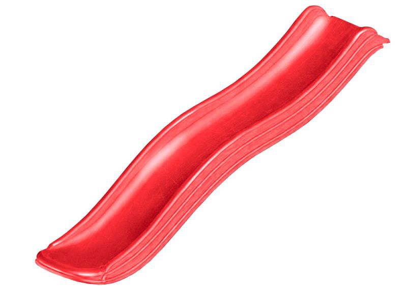 Swing King - Glijbaan - Rood - Kunststof - 175 cm