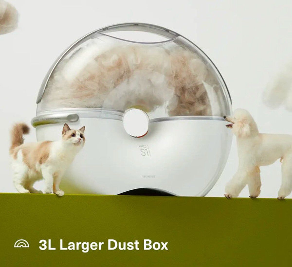 Neakasa S1 Pro 8-in-1 Verzorgingsset - Hondentondeuse - Wit