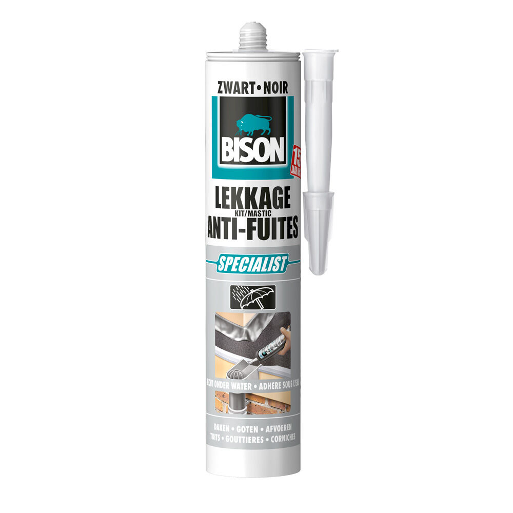 Bison Lekkagekit - 300 Milliliter - zwart Bison Lekkagekit - 300 Milliliter - zwart