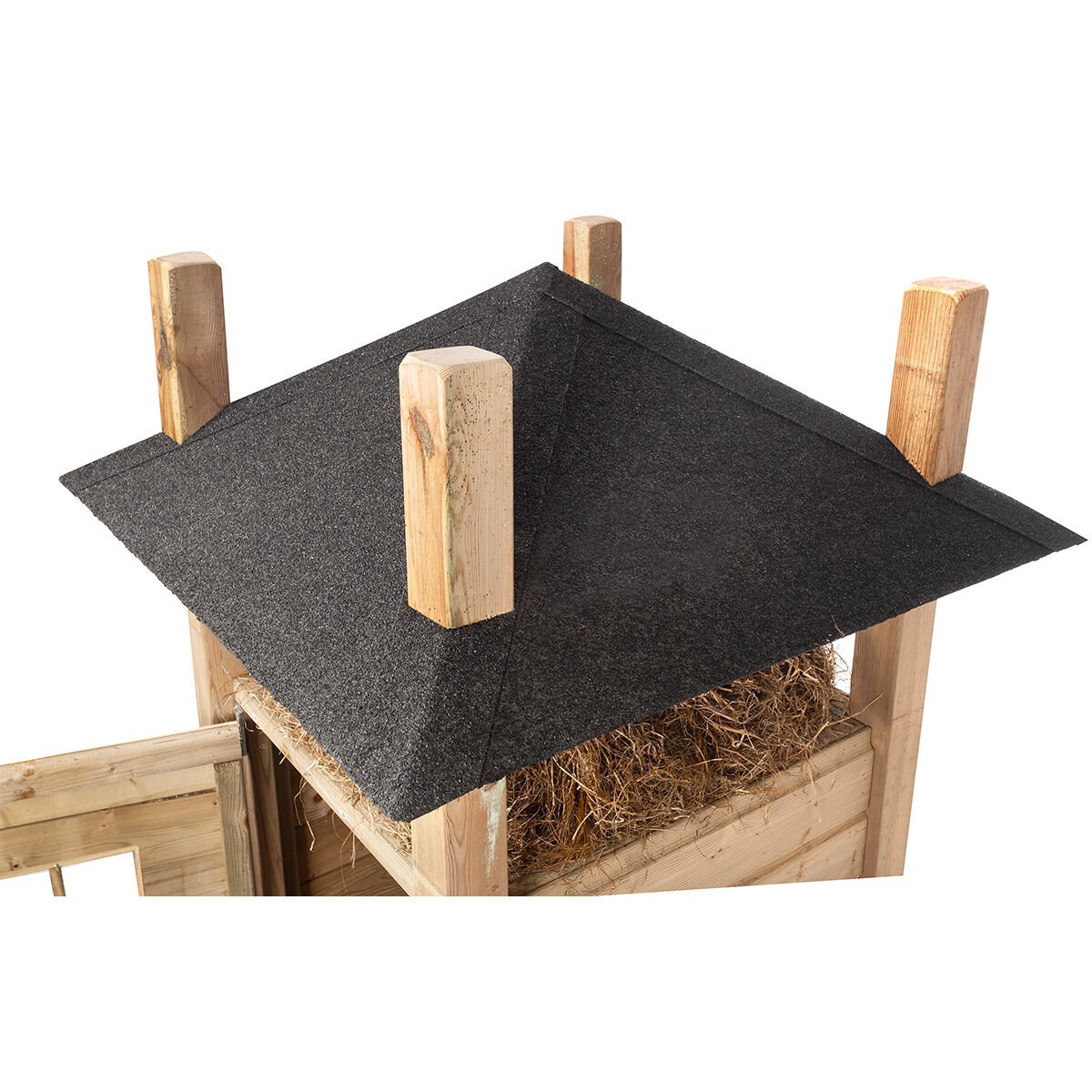 Glorenza Hooiberg Sterre - Konijnenhok - Bruin - 190x340x110 cm