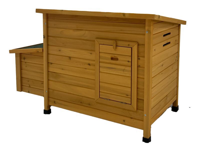 Natura - Kippenhok - Bruin - Links