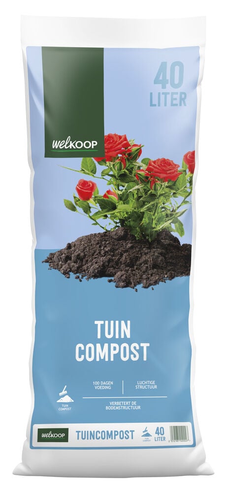 Welkoop Tuincompost - Tuincompost 40L Pallet - 60 Stuks