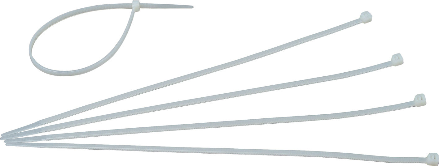 Kopp 300x4,8mm - Kabelbinder - transparant Kopp 300x4,8mm - Kabelbinder - transparant