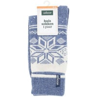 Welkoop Huissokken - Wol - Blauw