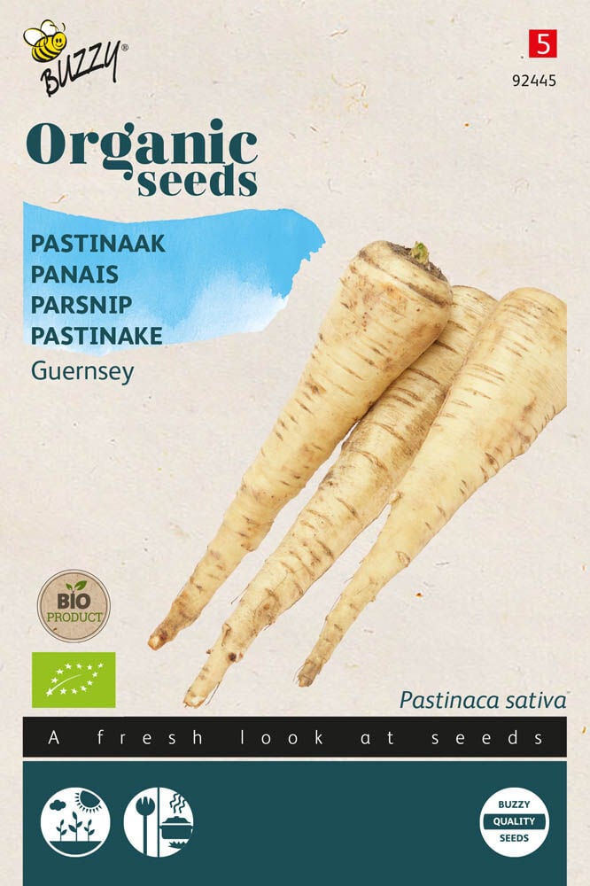 Buzzy Pastinaak Guernsey (BIO) Pastinaca sativa - Groentezaden