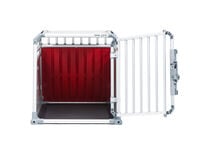 4Pets Pro 3 - Autobench Hond - chroom - 66x68x83.5 cm - M