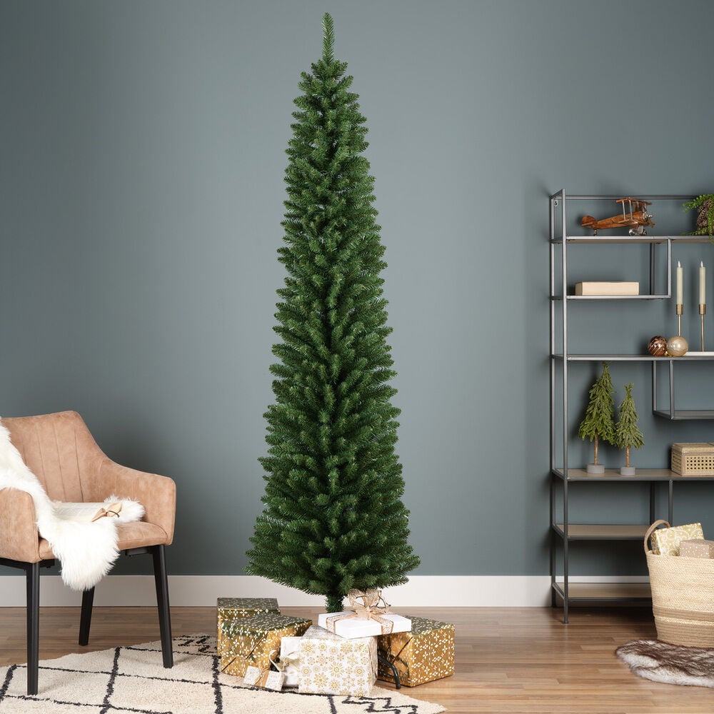 Everlands Pencil Pine - Kunstkerstboom - Groen - 210 cm