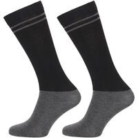 Welkoop 2-pack - Paardrijsokken - Zwart