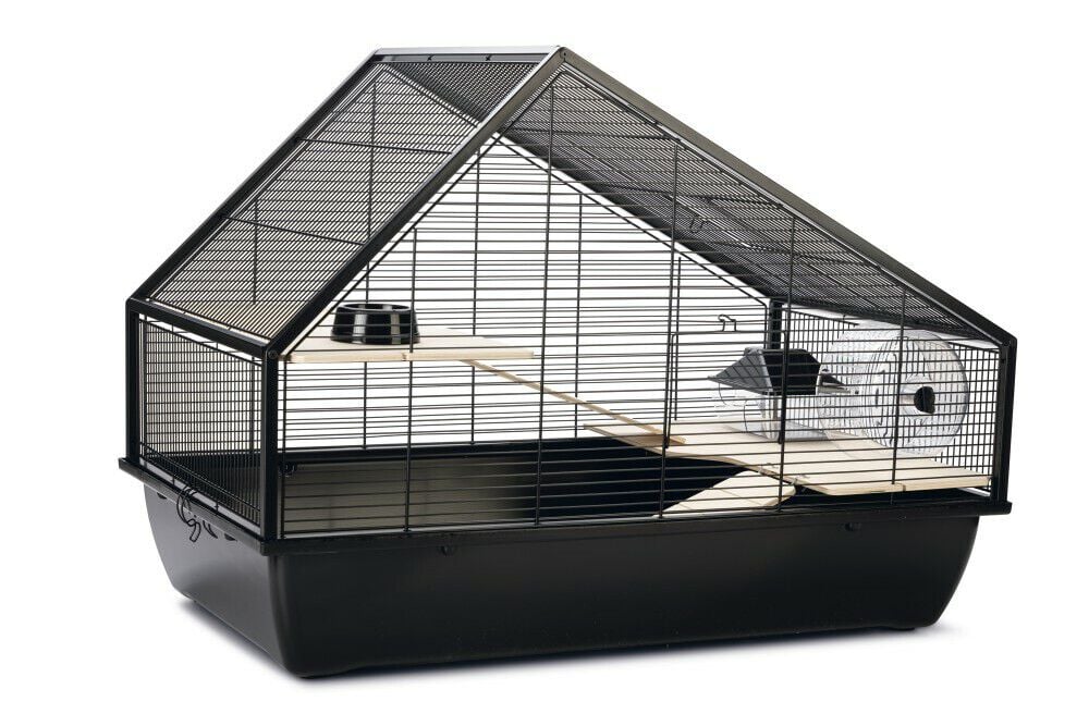 Beeztees Hamsterkooi Boas - Knaagdierkooien - Zwart - 57x76.5x46.5 cm Beeztees Hamsterkooi Boas - Knaagdierkooien - Zwart - 57x76.5x46.5 cm