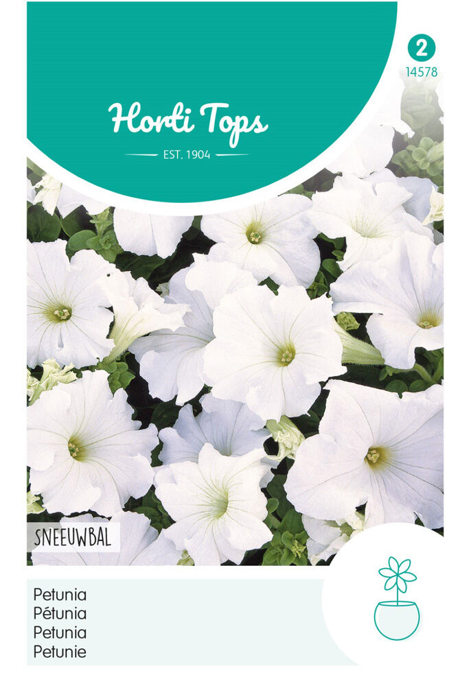 Hortitops Petunia Sneeuwbal - Bloemzaden