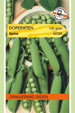 Oranjeband zaden Doperwten Karina - Groentezaden