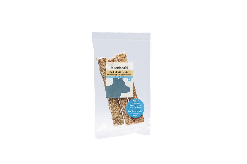 Beeztees Roodbaarshuid - Hondensnack - 75 Gram - vis Beeztees Roodbaarshuid - Hondensnack - 75 Gram - vis