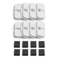 PETLIBRO Dockstream 8 stuks - Vervangingsfilters waterfontein - Wit - 2x6x6 cm