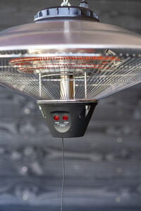 Eurom Partytentheater 2100 - Hangende terrasverwarmer - Grijs - 2100 W