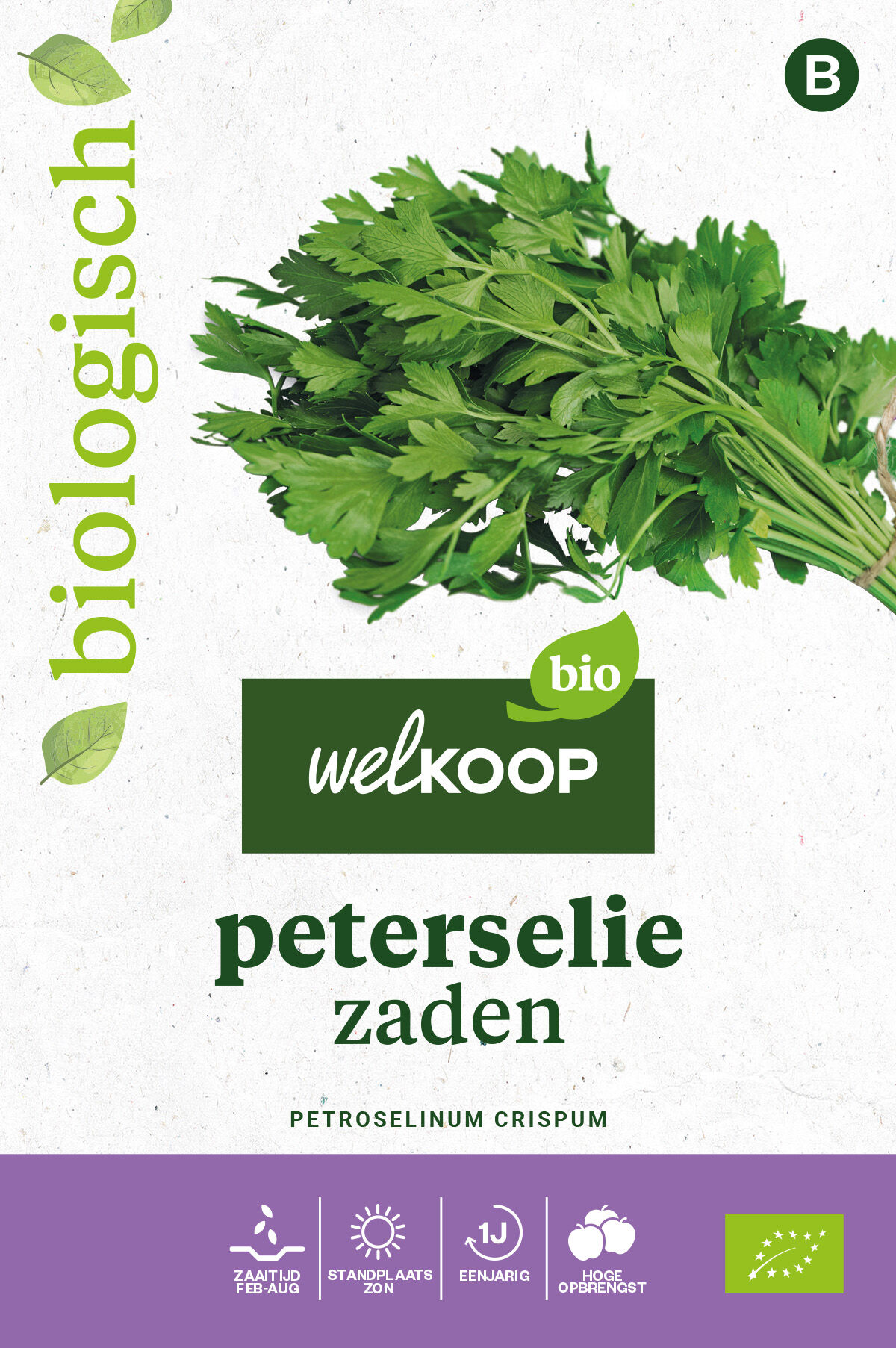 Welkoop Bio - Peterselie Zaden - 2 Gram