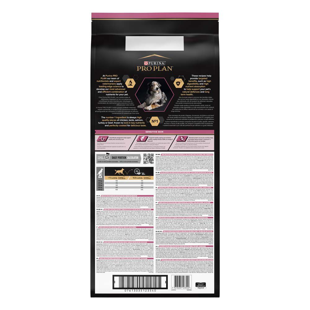 PRO PLAN Sensitive Skin Senior Medium/Large - Hondenvoer - 14 Kilogram - zalm