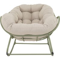 Lesli Living Cozy - Schommelstoel - 97x12.8x50 cm