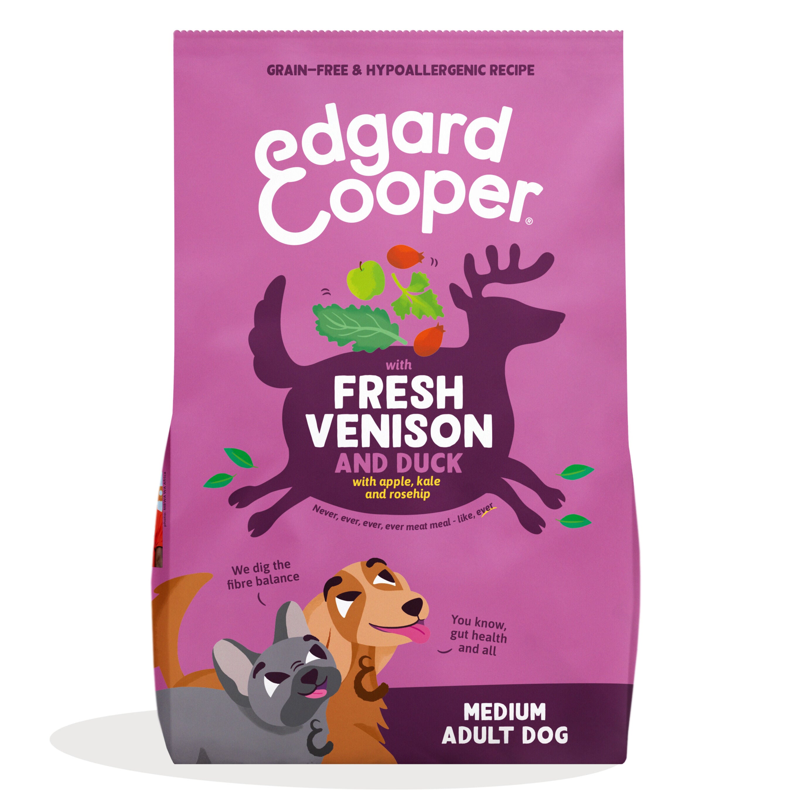 Edgard & Cooper Adult Medium - Hondenvoer - 1 Kilogram - Hert Edgard & Cooper Adult Medium - Hondenvoer - 1 Kilogram - Hert