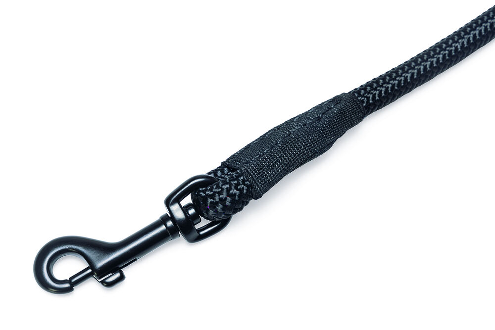 Beeztees Premium Parinca - Hondenriem - zwart - Extra small - 1 cm - 120 cm