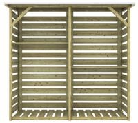 Outdoor Life Products Twin - Haardhoutberging - Groen