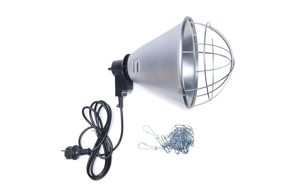 Olba - Armatuur inclusief kabel - Zilver - 32x21x21 cm