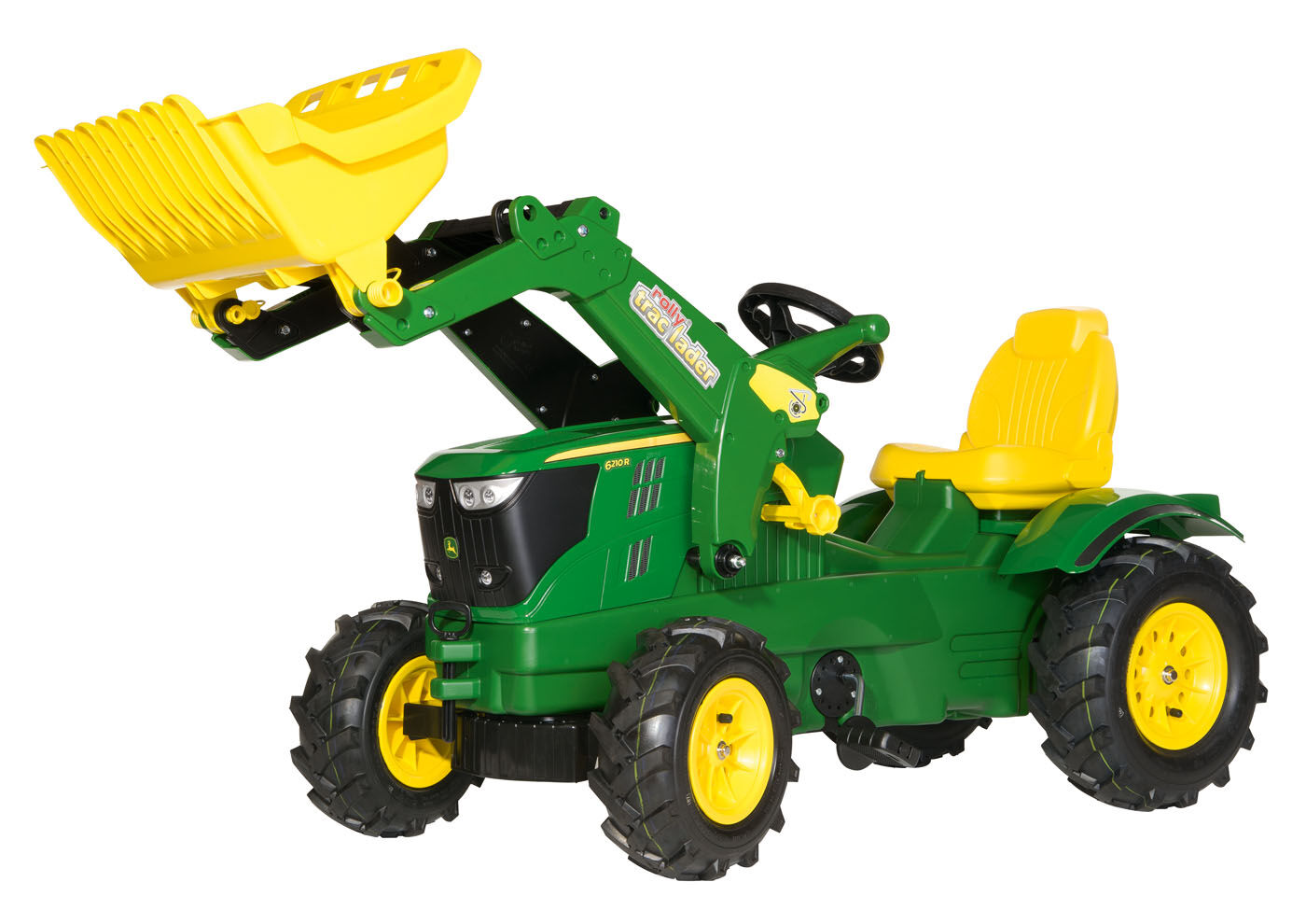 Rolly toys Farmtrac JD 6210R+ rollyTrac voorlader en luchtbanden - Tractoren Rolly toys Farmtrac JD 6210R+ rollyTrac voorlader en luchtbanden - Tractoren