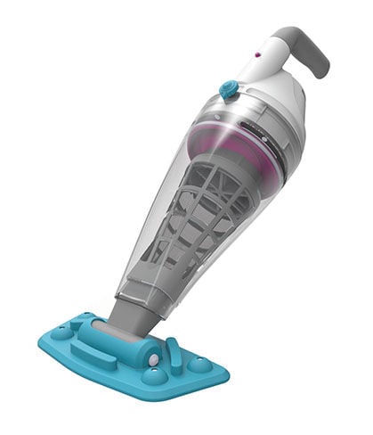 Interline Draadloze pool en spa vacuum cleaner - Zwembadreiniger - Wit / blauw