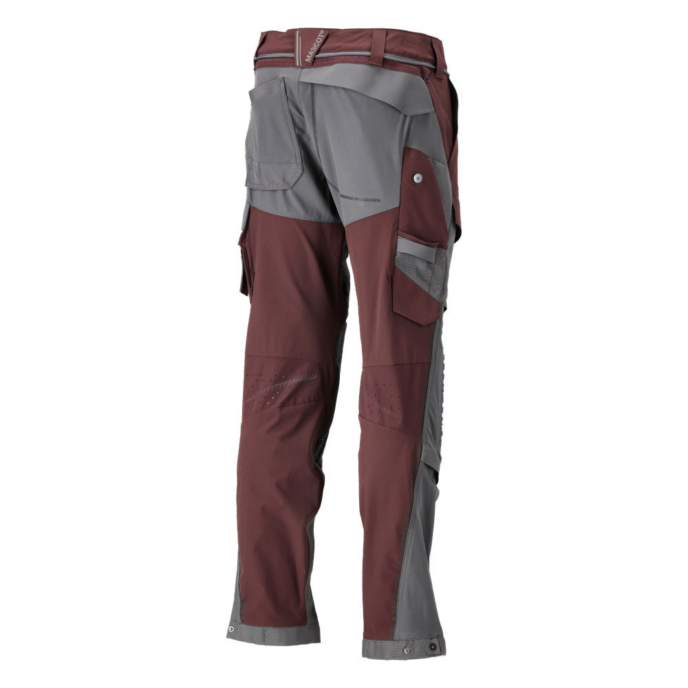 Mascot Customized 22279 - Werkbroek - Bordeaux / Grijs - 62 - 82
