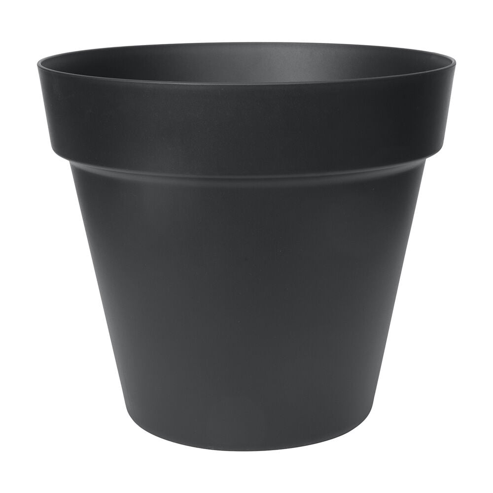 Easyday Smile - Bloempot - Zwart - 25 cm Easyday Smile - Bloempot - Zwart - 25 cm