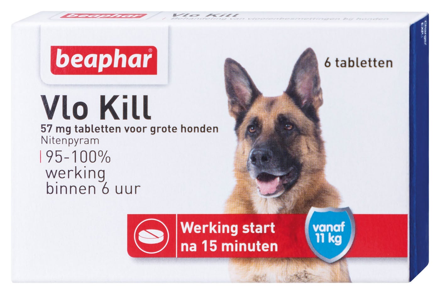 Beaphar Vlo Kill - Anti Vlooien - Tablet Hond - 6 Stuks