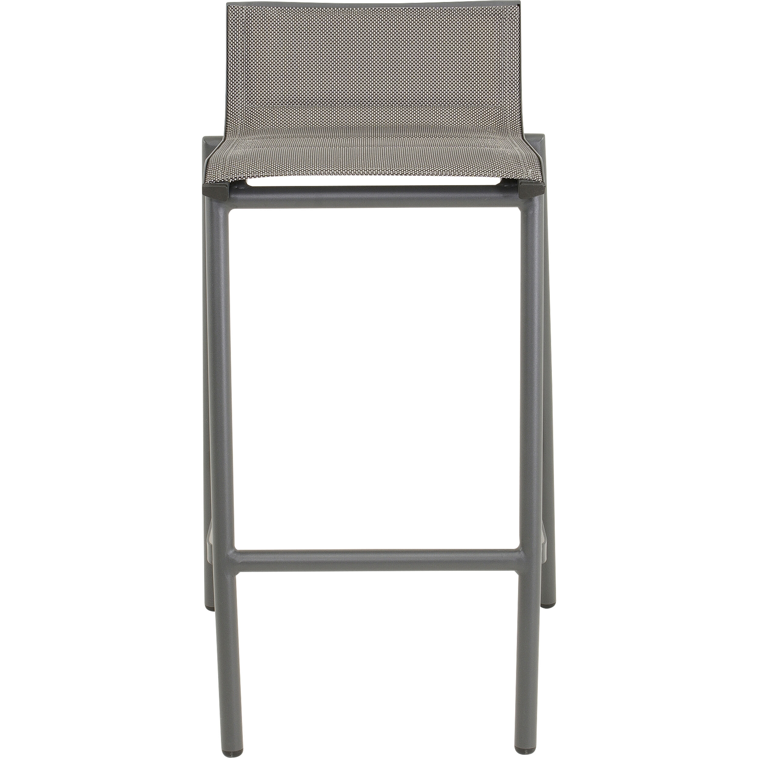 Lesli Living Milazzo - Barstoel - Antraciet - 89x54x52 cm