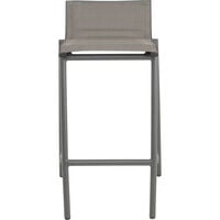 Lesli Living Milazzo - Barstoel - Antraciet - 89x54x52 cm
