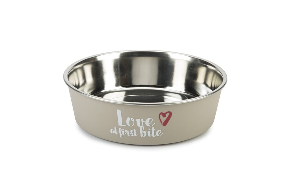 Beeztees First Bite - Voerbak - Grijs - 21 cm Beeztees First Bite - Voerbak - Grijs - 21 cm