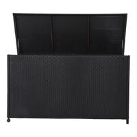 Lesli Living Black - Kussen Opbergbox - Zwart - 1x165x67 cm