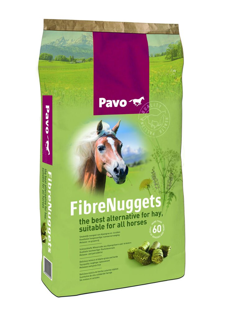 Pavo FibreNuggets - Basisvoeding