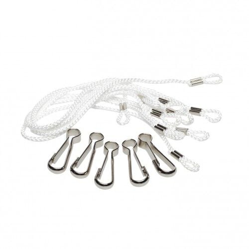 Amos - Koord Nylon met Simplexhaak - 5 Stuks - Wit