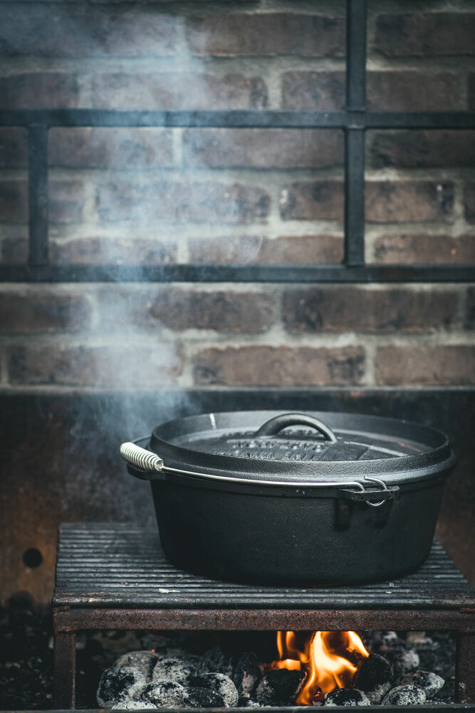 The Windmill Cast Iron Dutch Oven - Pan 5,9L - Zwart