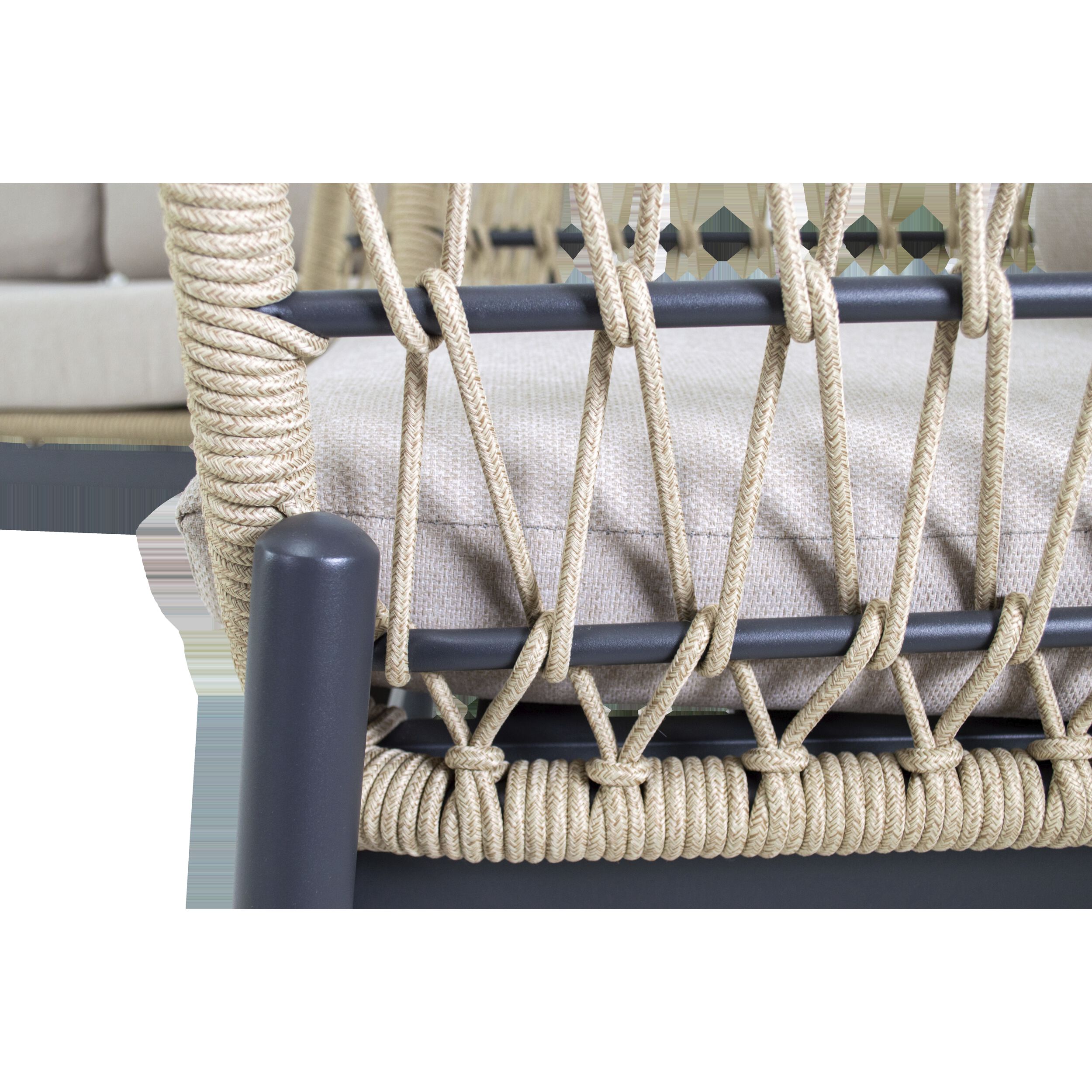 Lesli Living Zavi - Loungeset - 163.5x43x57 cm