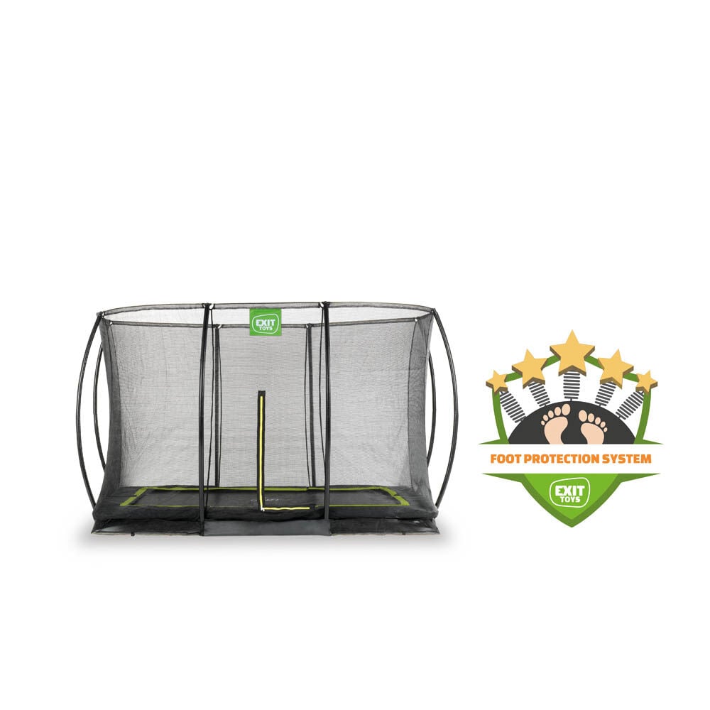 Exit Silhouette - Inground trampoline - Zwart - 214x305 cm