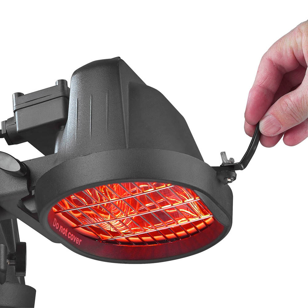 Eurom 1500  - Parasol-heater - Zwart - 1500 W